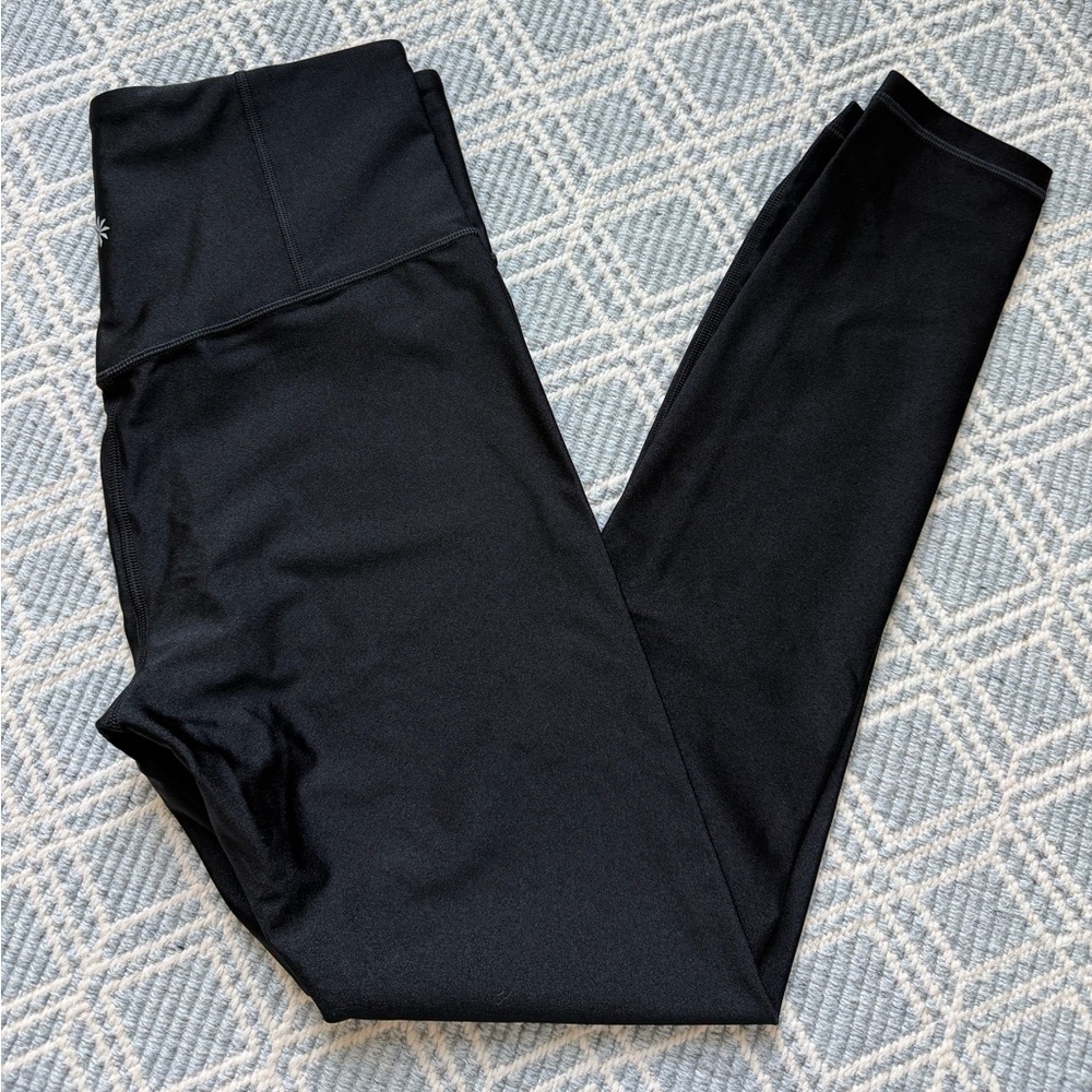 Athleta NWOT Elation Ultra High Rise Sheen Legging in Black